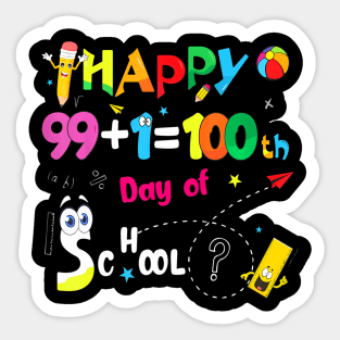 100 Days Of School Teacher or Kids  100th Day Sticker